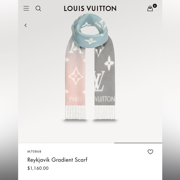 LOUIS VUITTON SCARF - Picture 1 of 2